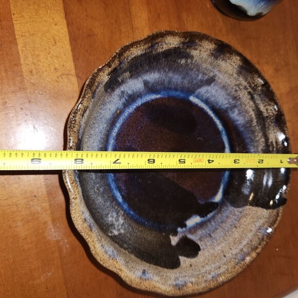 Handcrafted Ceramic Plate & Cup Set By Cathe - Picture 5 of 10